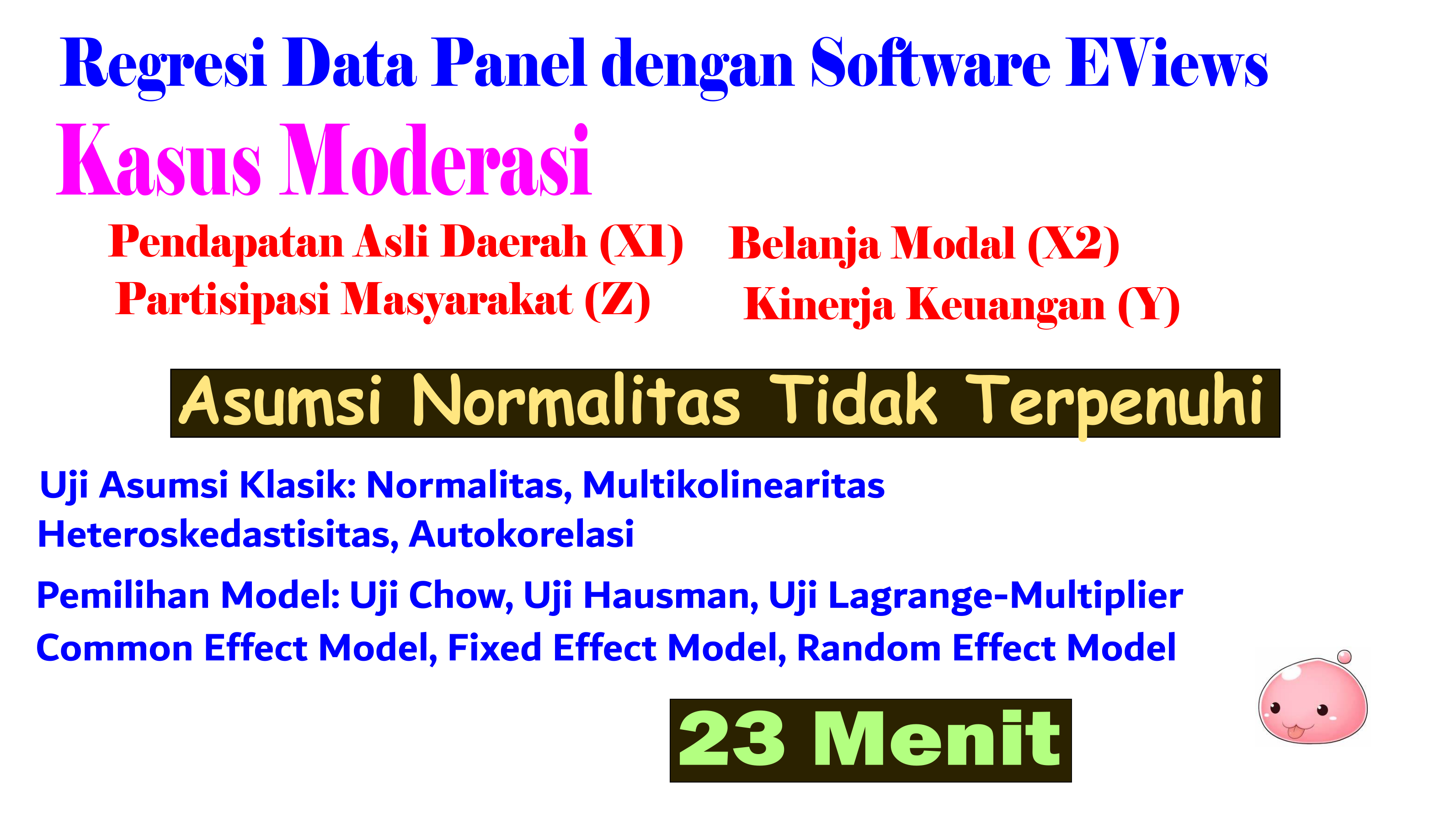 Panel Data Regression dengan EViews — Materi 13
